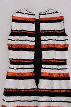 Multicolored Striped Sequined Stretch Dress Dolce & Gabbana