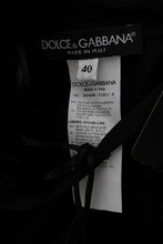 Black Floral Ricamo Sheath Long Dress Dolce & Gabbana