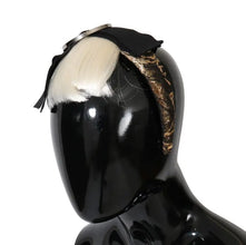 Black Crystal White Diadem Headband Dolce & Gabbana