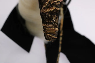 Black Crystal White Diadem Headband Dolce & Gabbana