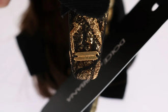 Clear Crystal Brown Hair Headband Dolce & Gabbana