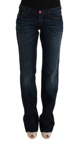 Blue Cotton Regular Fit Denim Jeans Costume National