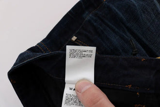 Blue Cotton Regular Fit Denim Jeans Costume National