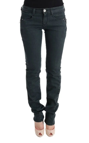 Gray Cotton Superslim Denim Jeans Costume National