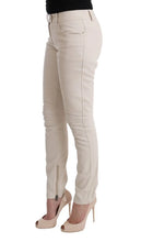 White Slim Fit Casual Jeans Ermanno Scervino