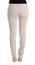 White Slim Fit Casual Jeans Ermanno Scervino