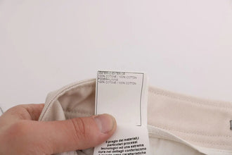 White Slim Fit Casual Jeans Ermanno Scervino