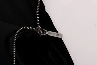 Black Velvet Slim Fit Pants Ermanno Scervino