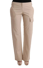 Beige Cotton Wool Regular Fit Pants Ermanno Scervino