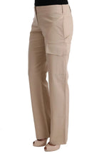 Beige Cotton Wool Regular Fit Pants Ermanno Scervino