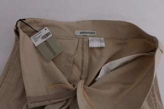 Beige Cotton Wool Regular Fit Pants Ermanno Scervino