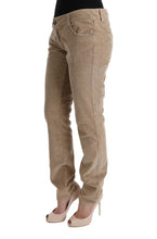 Beige Cotton Velvet Regular Fit Pants Ermanno Scervino