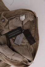 Beige Cotton Velvet Regular Fit Pants Ermanno Scervino