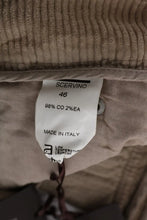 Beige Cotton Velvet Regular Fit Pants Ermanno Scervino
