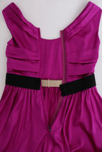 Pink Silk Stretch Shift Long Dress Dolce & Gabbana