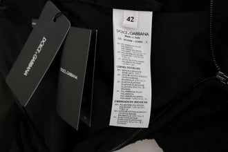 Black San Valentino Sequined Shift Dress Dolce & Gabbana