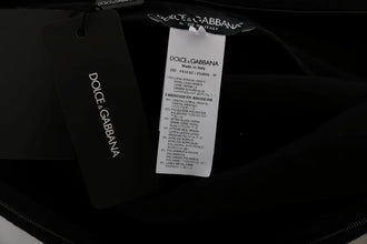 Black I AM A PRINCESS Crystal Shift Dress Dolce & Gabbana