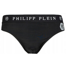 Black Polyamide Men Swim Brief Philipp Plein