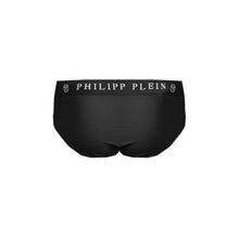 Black Polyamide Men Swim Brief Philipp Plein