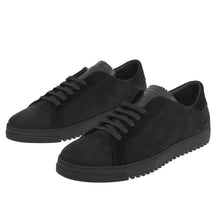 Black Calfskin Women Sneaker Off-White
