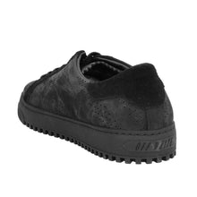 Black Calfskin Women Sneaker Off-White