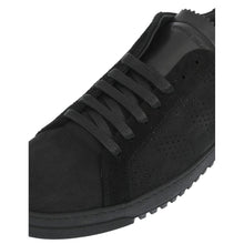 Black Calfskin Women Sneaker Off-White