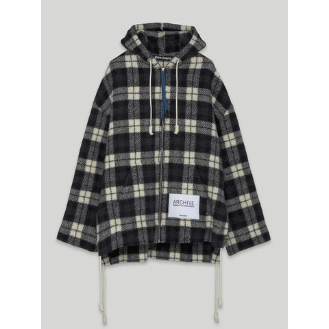 Palm Angels Black Cashmere Men Sweater with Hood