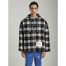 Palm Angels Black Cashmere Men Sweater with Hood