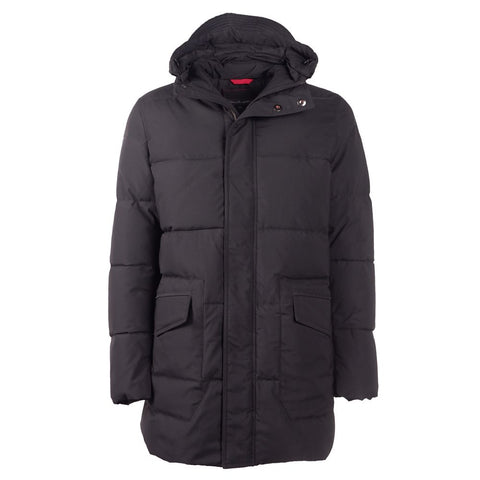 Black Polyester Men Jacket Emilio Romanelli