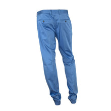 Light Blue Cotton Men Trouser Made in Italy