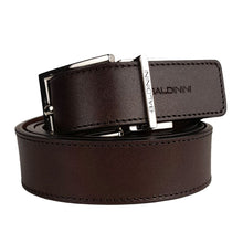 Brown Calfskin Men Belt Baldinini Trend