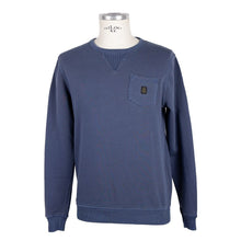 Blue Cotton Men's Sweater Refrigiwear