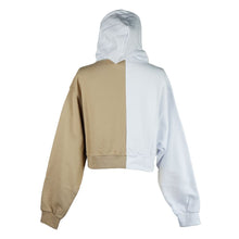 Chic Two-Tone Graphic Hooded Sweatshirt Comme Des Fuckdown
