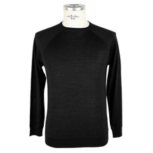 Black Cashmere Men Sweater Emilio Romanelli