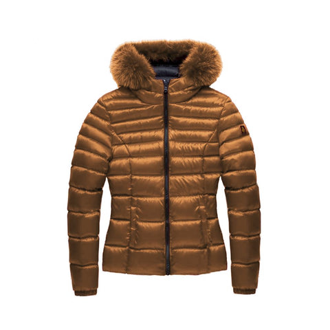 Brown Polyamide Women's Jacket Refrigiwear