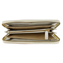 White Calfskin Women Wallet Cavalli Class
