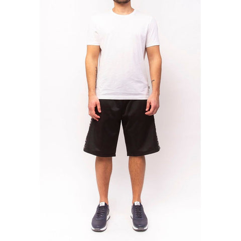 Sleek Anniversary Striped Bermuda Shorts Bikkembergs