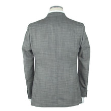 Gray Wool Men's Blazer Emilio Romanelli