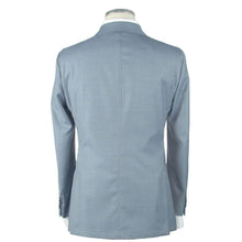 Blue Wool Men's Blazer Emilio Romanelli