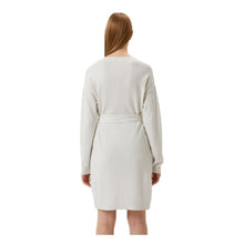 Elegant Embroidered Wool Blend Long Dress Love Moschino