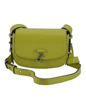 Jimmy Choo Lime Yellow Leather Small Shoulder Bag