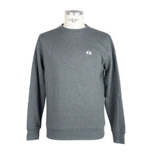 Gray Cotton Men Sweater La Martina