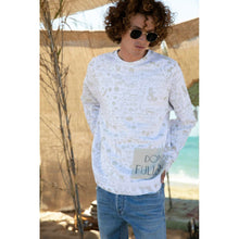 White Cotton Men Sweater Don The Fuller