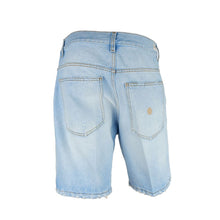 Blue Cotton Men's Bermuda Shorts Don The Fuller