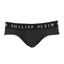 Black Cotton Men Boxer Short Pack Philipp Plein