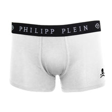 White Cotton Men's Boxer Philipp Plein