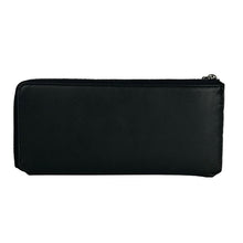 Elegant Black Leather Travel Organizer Baldinini Trend