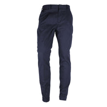 Blue Wool Men's Trousers Made in Italy