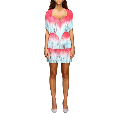 Pink Polyester Women Dress Elisabetta Franchi