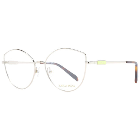 Silver Women Glasses Frame Emilio Pucci